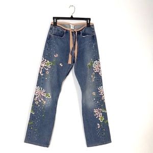 P.A.R.O.S.H x Levi’s embroidered jeans